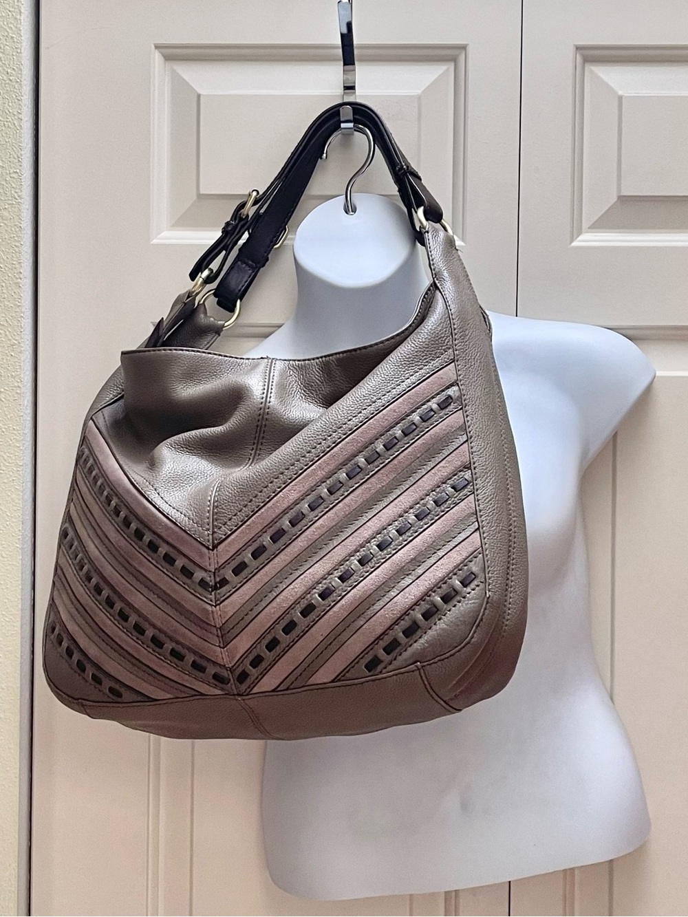 Isabella Fiore large leather hobo bag